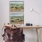 Stupell Industries Abstract Farm Field Landscape 2 pc Framed Giclee Wall Art Set Design by Tim Otoole